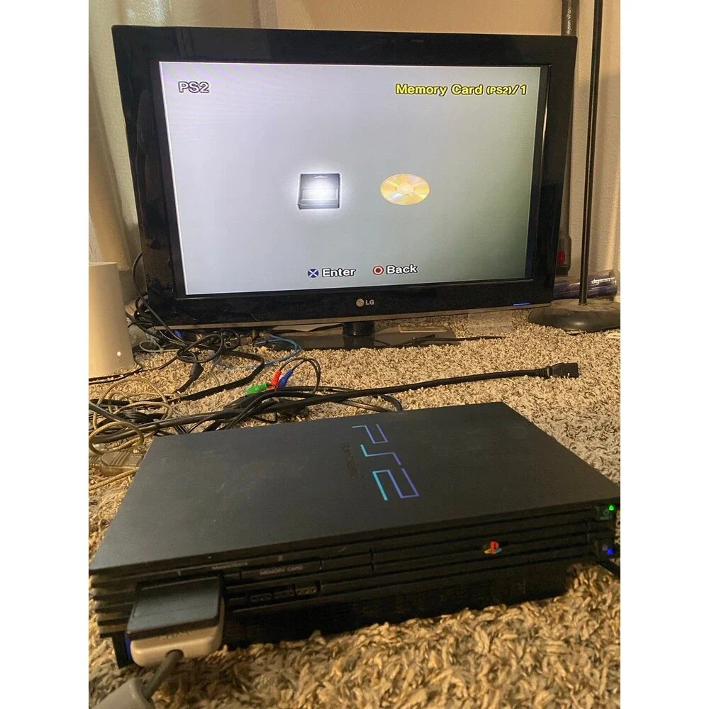 Sony Playstation 2 PS2 Fat Console w Controller W memory card